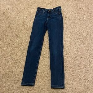 American eagle skinny jeans 00 short dark wash